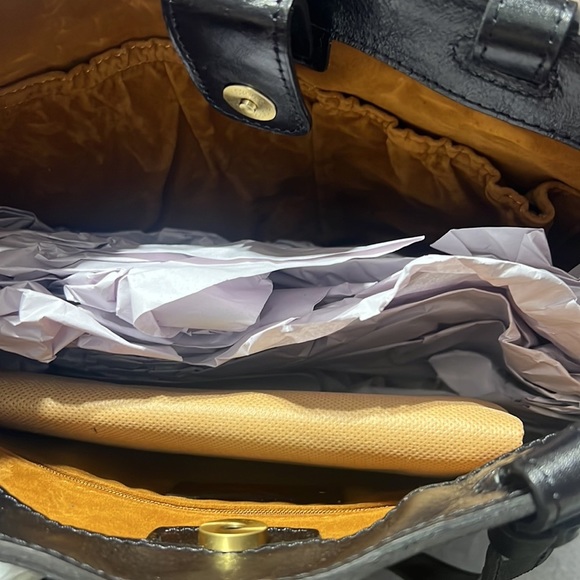 LAST ONE NWT Patricia Nash Genuine Leather Colorblock Tote NWT - Picture 5 of 8